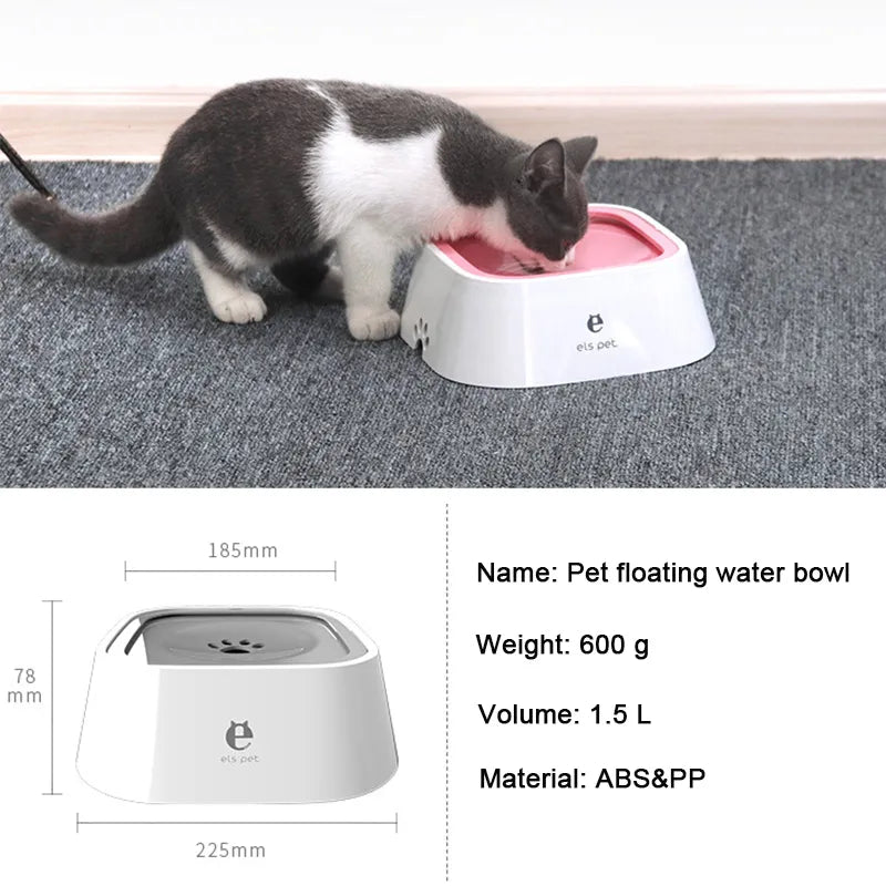 Dog bowl without drips